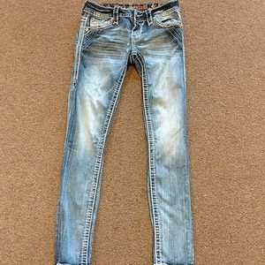 Rock Revival 'Yadra' ankle skinny jeans sz 24